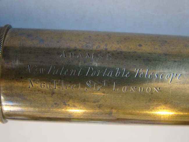 A fine 18th century eight-draw "patent portable" telescope by George Adams Jr. circa 1780 — image 2
